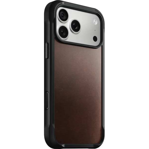 Nomad Rugged Leather (Horween) MagSafe kožený kryt iPhone 17 Pro Max/18 Pro Max Rustic Brown - Pouzdra - Obrázek 5d094b3836f64ae28df4de26ec6b6dc7
