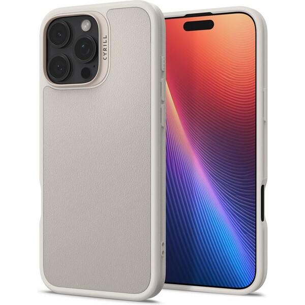 Spigen Cyrill Kajuk MagSafe kryt iPhone 16 Pro Max cream