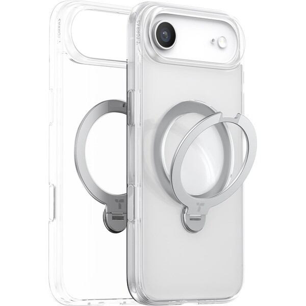 Torras Ostand Q3 Spin MagSafe kryt iPhone Air clear