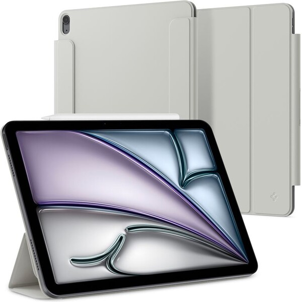 Spigen Air Skin Folio OneTap pouzdro iPad Air 13" (2024) šedé