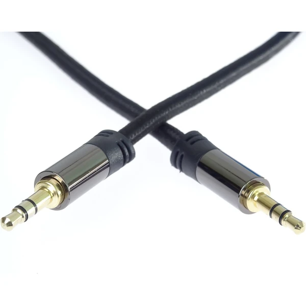 PremiumCord HQ 3,5mm/3,5mm kabel 1,5m černý - Kabely a redukce - Obrázek 5d3046dcb0de4a94b9728d89e3145c26