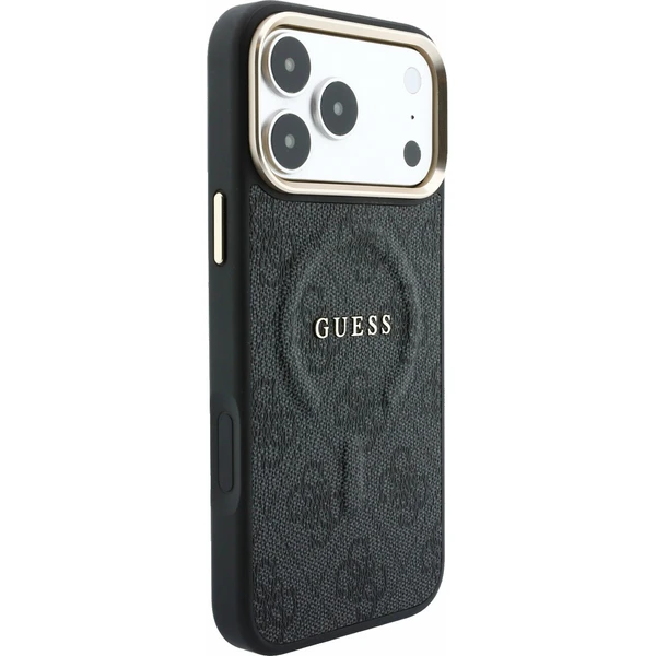 Guess PU Leather 4G Gold Frame Embossed MagSafe kryt iPhone 18 Pro Max černý - Pouzdra - Obrázek 5d4a0cefa97644ea9f06f80a3c20af2d