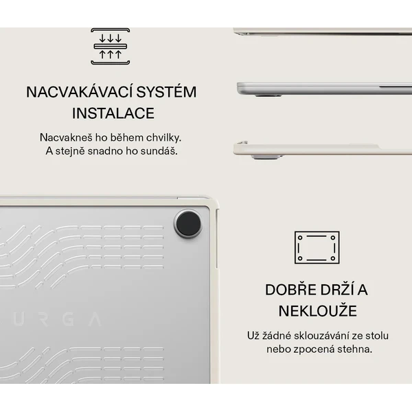 Burga pouzdro pro MacBook Air 13,6" (2022–2026) Nocturnal - Pouzdra - Obrázek 5d523e320d0a4c298fda67d27990b544