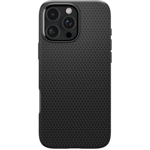 Spigen Liquid Air kryt iPhone 16 Pro matte black - Pouzdra - Obrázek 5d588254174f4b6b99516af79eccd346