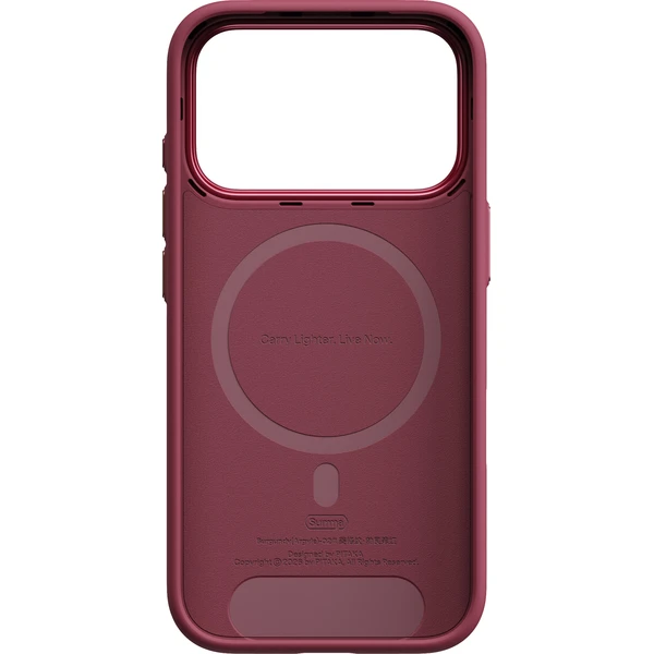 Pitaka Summa Case Argyle MagSafe kryt iPhone 18 Pro Burgundy - Pouzdra - Obrázek 5d87fb0baa9b48b79011302471e6ca83