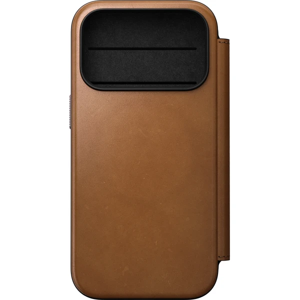 Nomad Modern Leather Folio MagSafe kožené pouzdro iPhone 17 Pro/18 Pro English Tan - Pouzdra - Obrázek 5d985ef4536a4e0db59d7cf3aa49a81d