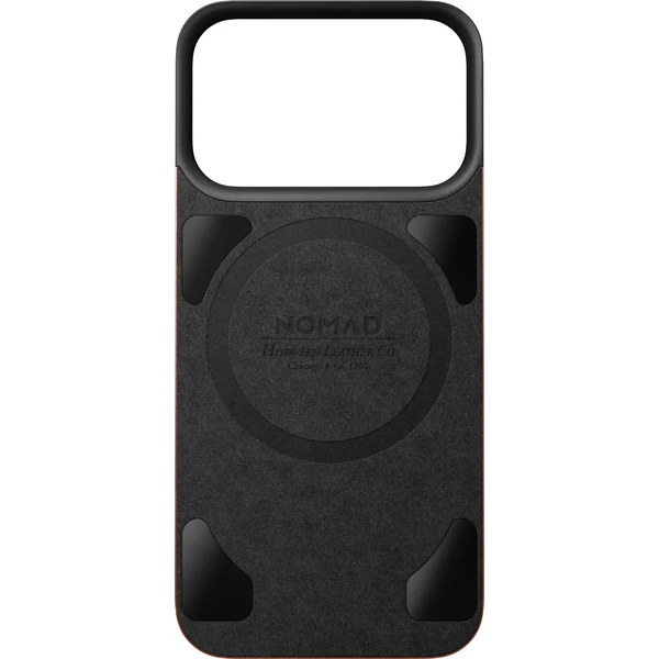 Nomad Magnetic Leather Back (Horween) MagSafe kožený kryt iPhone 17 Pro/18 Pro Olde Dublin - Pouzdra - Obrázek 5ddd4d14897242819b55bdda5182b0a1