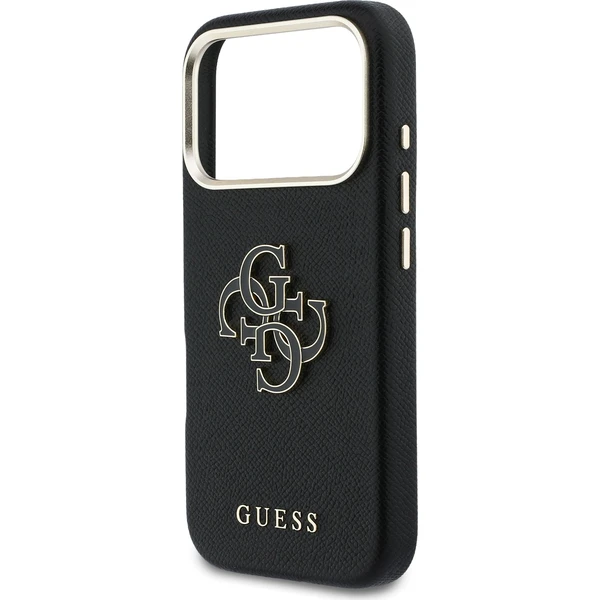Guess PU Resin Logo kryt iPhone 17 Pro Max černý - Pouzdra - Obrázek 5e05ea9e587c474aa8c77ae784f9d636