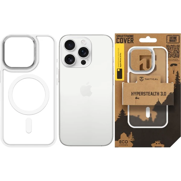 Tactical MagForce Hyperstealth 3.0 MagSafe kryt Apple iPhone 16 Pro Snow White - Pouzdra - Obrázek 5e06b7b772d7402ba38e68a1a45fbeba