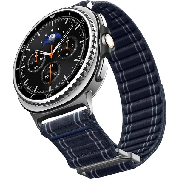 Spigen Fabric Band řemínek (hook-and-loop) Samsung Galaxy Watch8 46/44/40mm námořně modrý - Řemínky - Obrázek 5e62a1e3424c4fc1bcfd339e3e932cbc