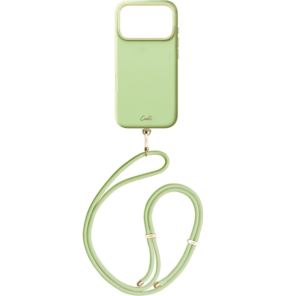 UNIQ Coehl Mirelle MagSafe kryt s poutkem iPhone 17 Pro Lint Green - Pouzdra - Obrázek 5e8e925c9a4c4b7298f3412299d94479