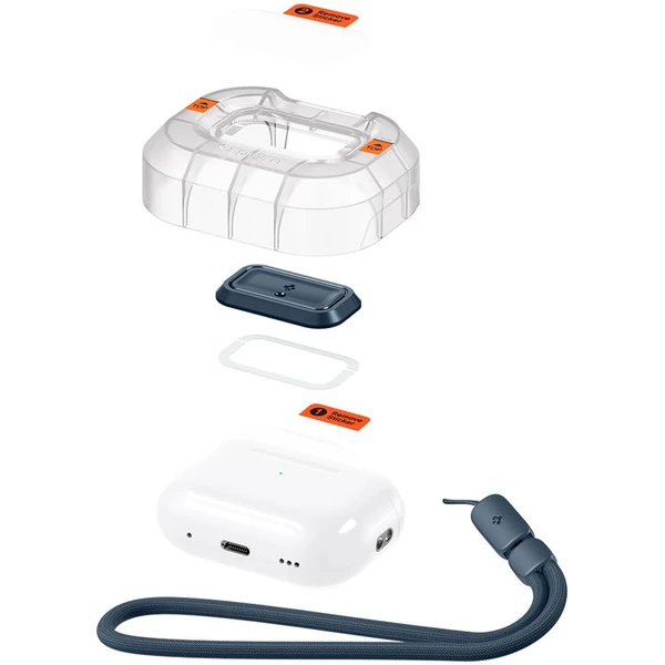 Spigen Lock Fit M pouzdro AirPods Pro (2nd/1st Gen) modré - Pouzdra - Obrázek 5eb4596a232245388de1f184fa0227ee