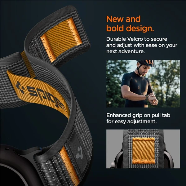 Spigen Athlex Air 2 Active řemínek Apple Watch 49/46/45/44mm černý/oranžový - Řemínky - Obrázek 5ebae2d750d043fe831b72671e0337e7