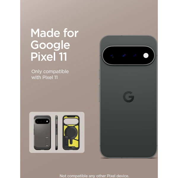 Spigen Tough Armor MagSafe kryt Google Pixel 11 gunmetal - Pouzdra - Obrázek 5ed39ee4699043808439b268cfcbedf2