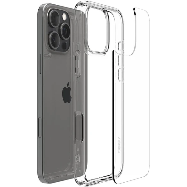 Spigen Crystal Hybrid kryt iPhone 16 Pro crystal clear - Pouzdra - Obrázek 5ed5fe4322324c32b5ed5668950b25f4