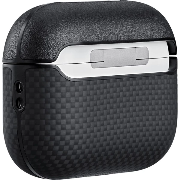 Pitaka Aramid Fiber Magnetic Case pouzdro AirPods Pro 3 Black/Grey - Pouzdra - Obrázek 5ef861fd7a9a4d8a843f6fe69a18de06
