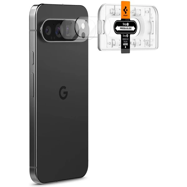 Spigen Glass tR EZ Fit Optik 2 Pack tvrzené sklo na fotoaparát Google Pixel 9 Pro XL čiré - Ochranné folie a skla - Obrázek 5efae0d2411448bd955685439e3de7a8