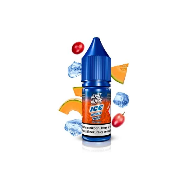 Just Juice Salt Ledové hroznové víno & cukrový meloun 10ml (11mg) - E-liquidy - Obrázek 5f0844b0ba3948a2b39e30b594edc89c