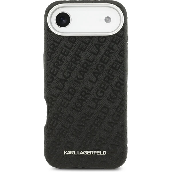 Karl Lagerfeld Grained PU Repeated Logo MagSafe kryt iPhone Air černý - Pouzdra - Obrázek 5f0be28700744cc2897919e5294ddafc