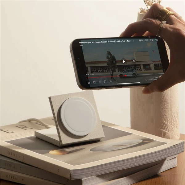 Native Union Rise Solo Qi2 (MagSafe) bezdrátová nabíječka šedá - Nabíječky - Obrázek 5f10e279c8314991b2e5fd4b3ebad2c5