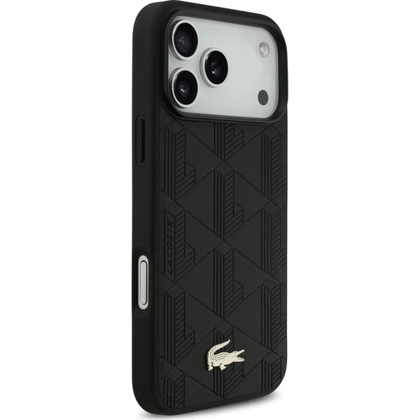 Lacoste PU Nomogramme Gold Logo MagSafe kryt iPhone 17 Pro Max černý - Pouzdra - Obrázek 5f215766fd15400ea96d6136ccc5c541