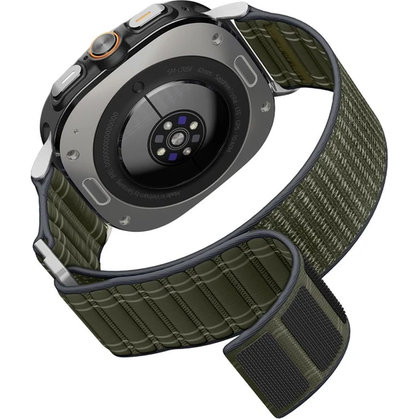 Spigen Fabric Band řemínek (hook-and-loop) Samsung Galaxy Watch Ultra 47mm zelený - Řemínky - Obrázek 5f3e314afe02404fb5781304d8a77050