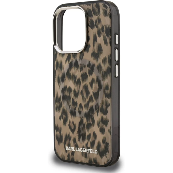 Karl Lagerfeld IML Leopard MagSafe kryt iPhone 16 Pro Max hnědý - Pouzdra - Obrázek 5f599764854646d09ed5c79b1651d3f4