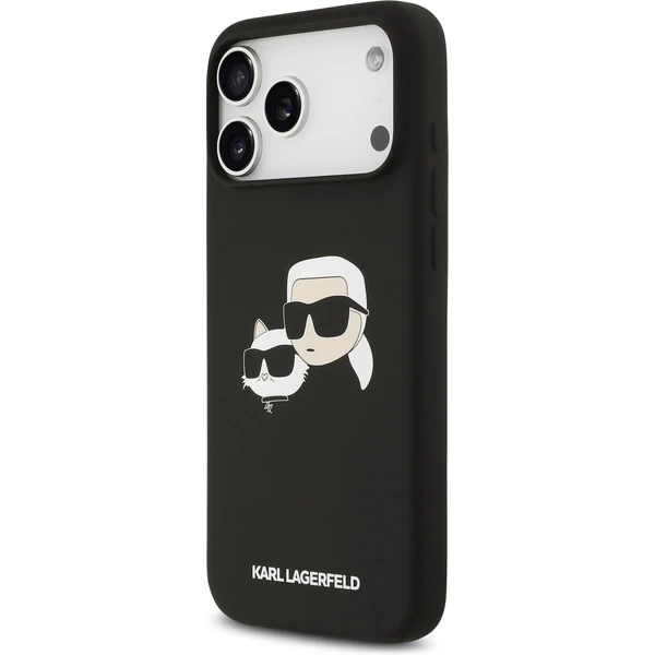Karl Lagerfeld Liquid Silicone Double Heads MagSafe kryt iPhone 17 Pro Max černý - Pouzdra - Obrázek 5f59e8aee5614810904e79b0ae74ec77