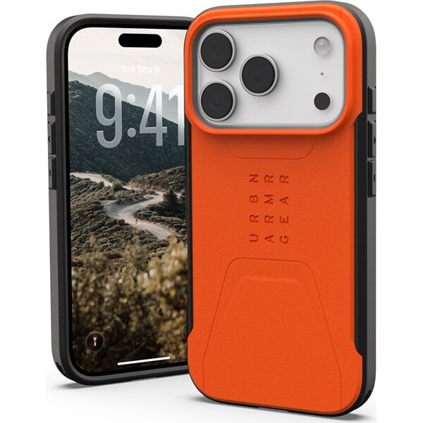 UAG Civilian Magsafe kryt iPhone 17 Pro Max oranžový