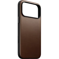Nomad Modern Leather MagSafe kožený kryt iPhone 18 Pro Max Brown - Pouzdra