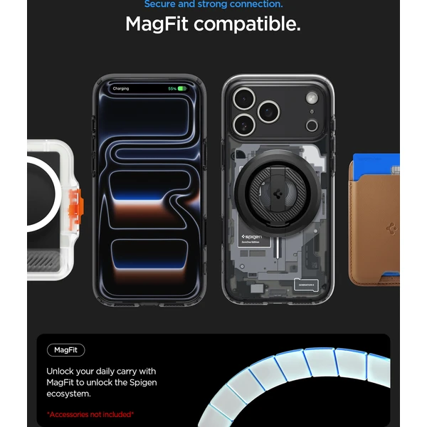 Spigen Ultra Hybrid MagSafe kryt iPhone 18 Pro Max/17 Pro Max zero one black - Pouzdra - Obrázek 5f6eca9b6d97483b83193d3ca148e04f