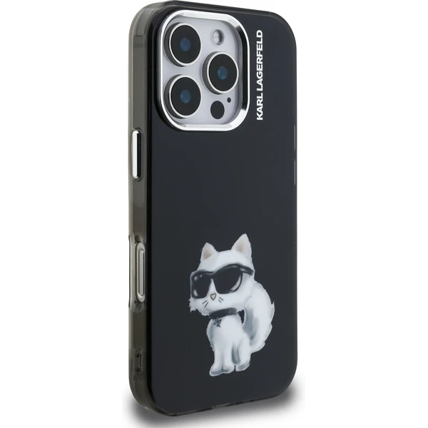Karl Lagerfeld IML Aquarelle Choupette kryt iPhone 16 Pro Max černý - Pouzdra - Obrázek 5f6f4cb0eb8c4a2991386ac55e9c6dd4