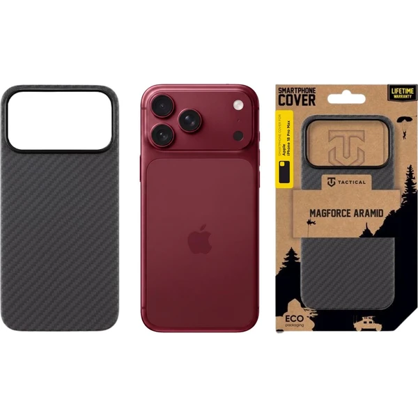 Tactical MagForce Aramid kryt Apple iPhone 18 Pro Max černý - Pouzdra - Obrázek 5f73973d31a641009a384bc867ea39a5
