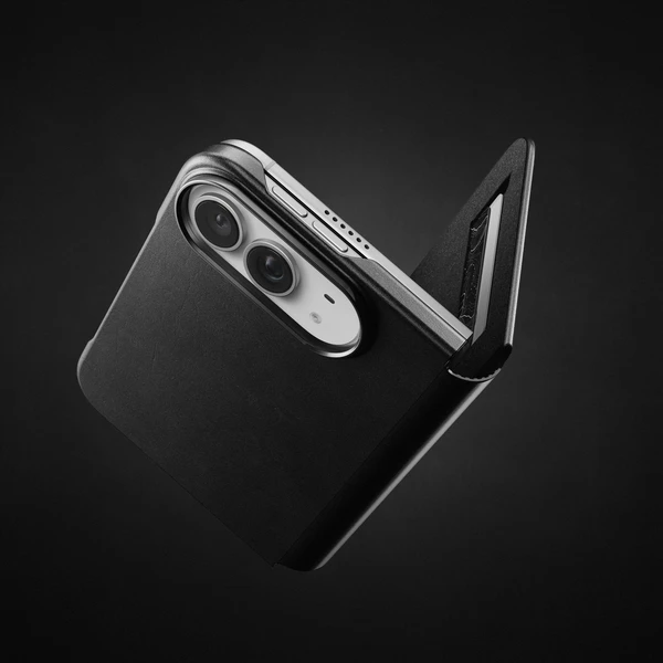 Nomad Traditional Leather Folio (Horween) MagSafe kožené pouzdro iPhone Duo černé - Pouzdra - Obrázek 5f7d1fec9f7948ddbd4ccb7c059d98d8
