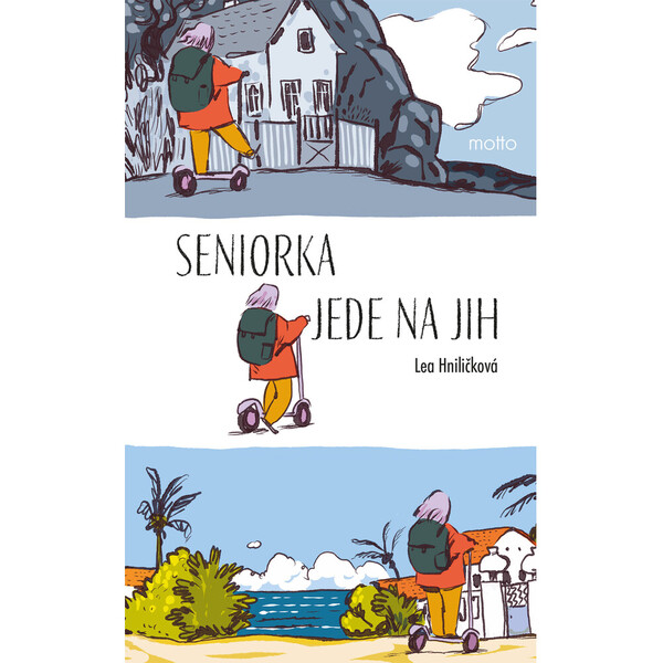 Seniorka jede na jih