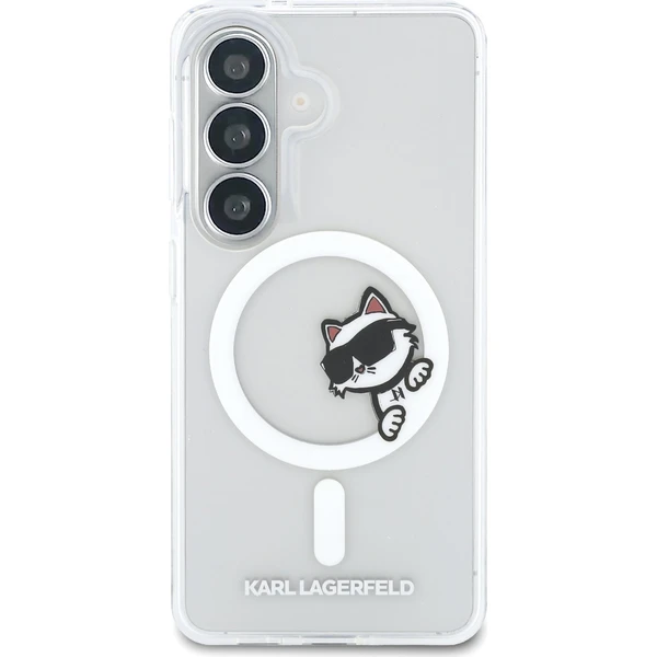 Karl Lagerfeld IML Choupette Peekaboo Logo Magnetic kryt Samsung Galaxy S26+ čirý - Pouzdra - Obrázek 5f8d6c7891374e6bb46e3d084632c7c4