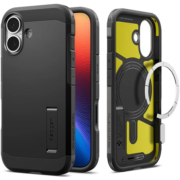 Spigen Tough Armor T MagSafe kryt iPhone 17 black - Pouzdra - Obrázek 5f920c3dfb704af1b6a001f2a289eaf3