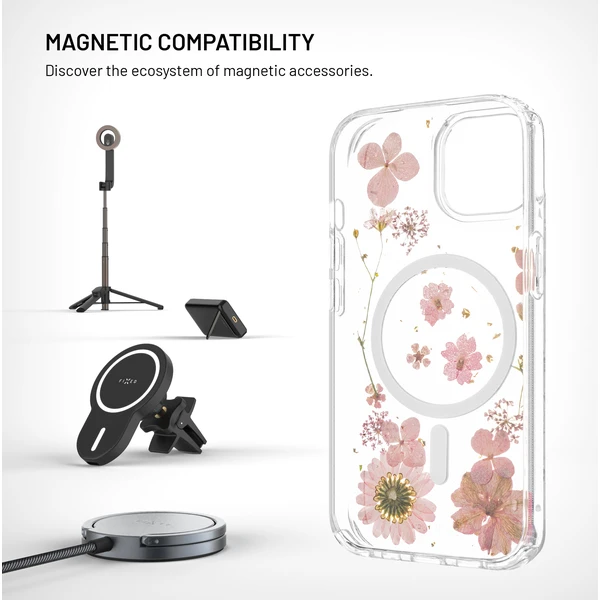 FIXED MagBloom kryt s MagSafe Apple iPhone 15 Pink Blossom - Pouzdra - Obrázek 5f9eaf5647c5469f96d0d6e04c88534d