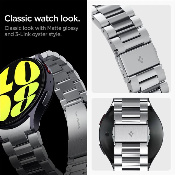 Spigen Modern Fit 316L řemínek Samsung Galaxy Watch7 44/40mm stříbrný - Řemínky - Obrázek 5fb9a6a043744a3088d4c4ba028e7b74