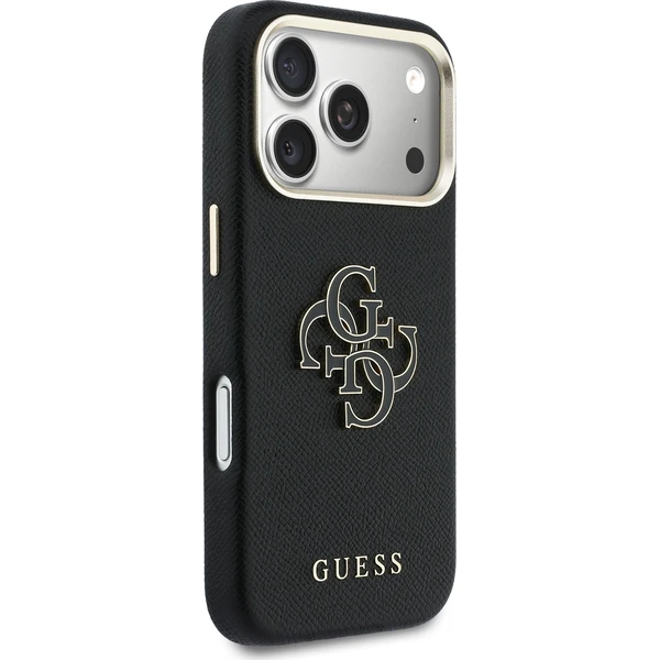 Guess PU Resin Logo kryt iPhone 17 Pro Max černý - Pouzdra - Obrázek 5fca3ec16d874766a44606a54e04ecea