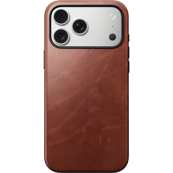 Nomad Modern Leather Case (Horween) MagSafe kožený kryt iPhone 17 Pro Max Olde Dublin