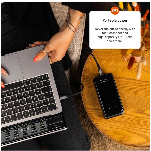 FIXED Zen2 30 Plus powerbanka s LCD displejem a PD 65W, 30 000 mAh, černá - Powerbanky - Obrázek 5fe6e7fa5bb843ae9e2b1325f79d5b83