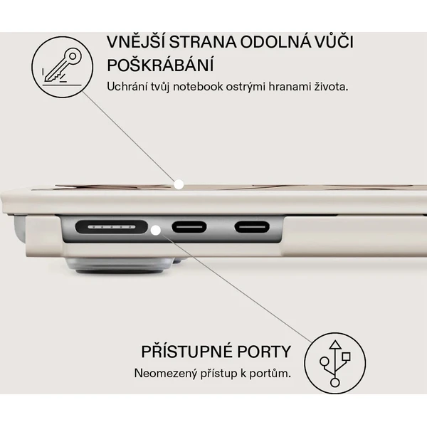 Burga pouzdro pro MacBook Air 13,6" (2022–2026) Barely Yours - Pouzdra - Obrázek 5ff016bd233e411f98670fce79770b96