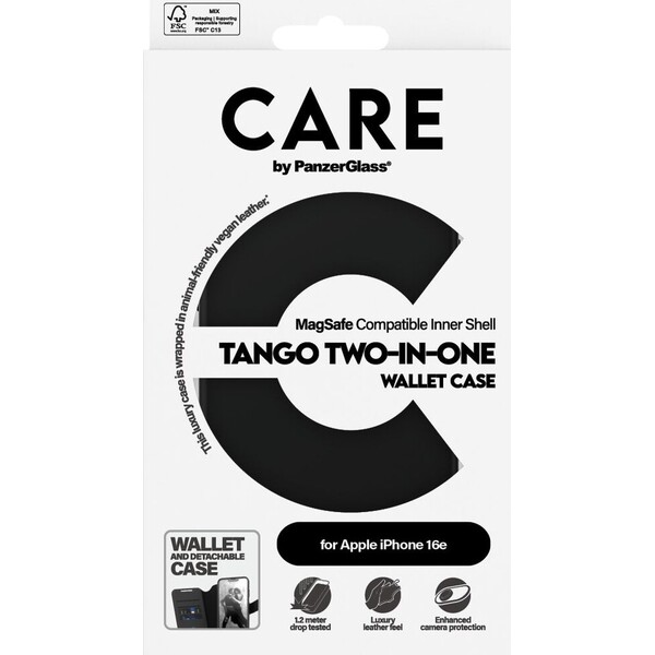 PanzerGlass® CARE pouzdro Apple iPhone 17e/16e MagSafe Tango 2v1 Wallet - Pouzdra - Obrázek 5ffa06e9ef5c4767b223287869489f66