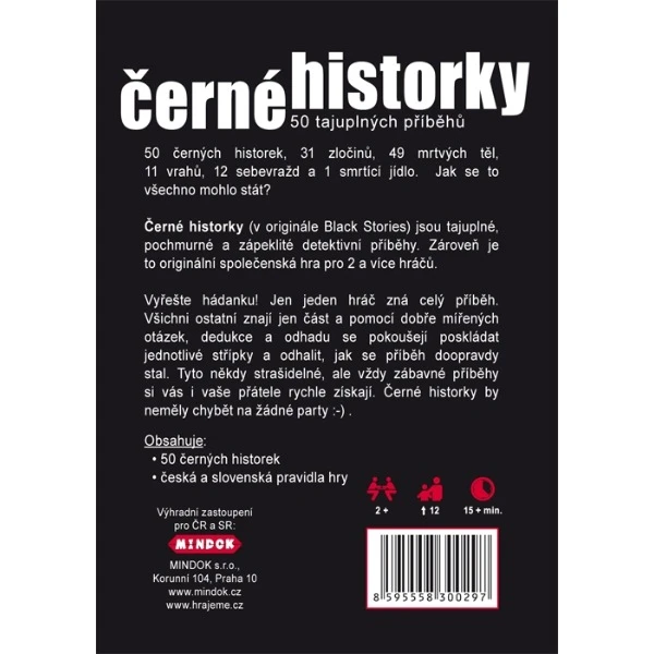 Černé historky 1 - Karetní hry - Obrázek 6025000O01