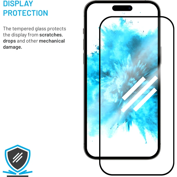 FIXED 2,5D Full-Cover ochranné sklo s aplikátorem Xiaomi Redmi A7 Pro 4G, 2ks, černé - Ochranné folie a skla - Obrázek 604ad31318b64bc0a1a50078dd69fa48