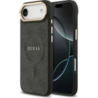 Guess PU Leather 4G Gold Frame MagSafe kryt iPhone Air černý - Pouzdra