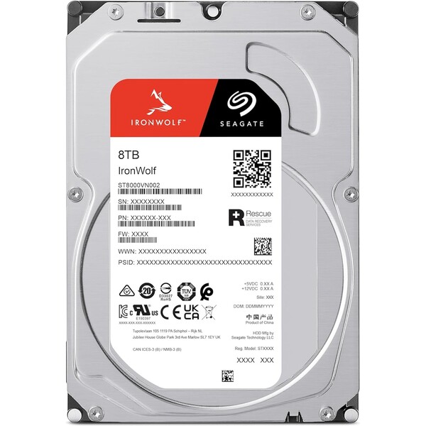 Seagate IronWolf 8TB 3.5" HDD ST8000VN002