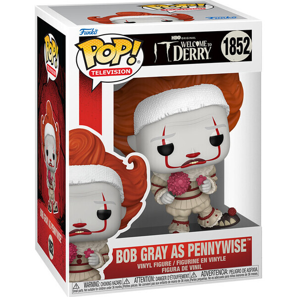 Funko POP! #1852 TV: IT: Welcome to Derry S2 - Bob Gray as Pennywise