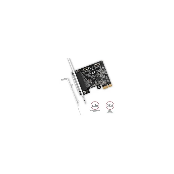 AXAGON PCIe rozšiřovací karta 1x paralelní port LPT - Řadiče - Obrázek 6060700301